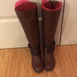 Pink & Pepper Brown Boots 6